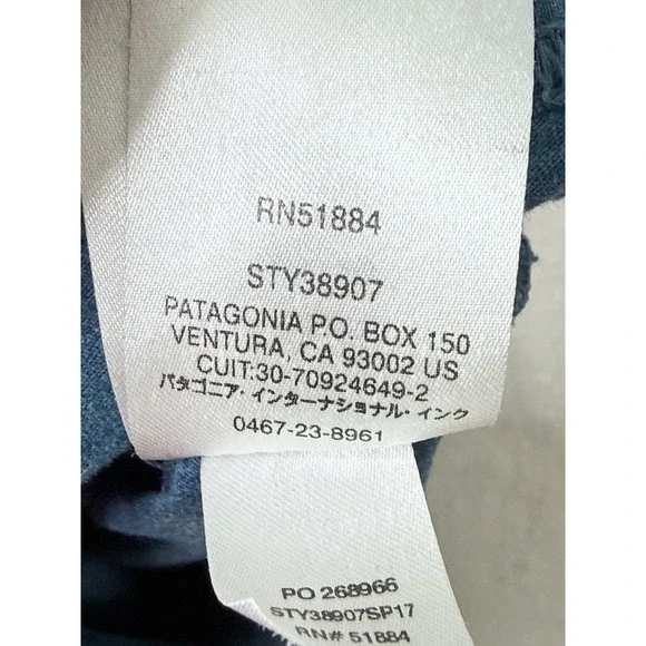 Patagonia Men's Cotton T Shirt Size Large Slim Fit Active Outdoors Hike Camp - Picture 4 of 13